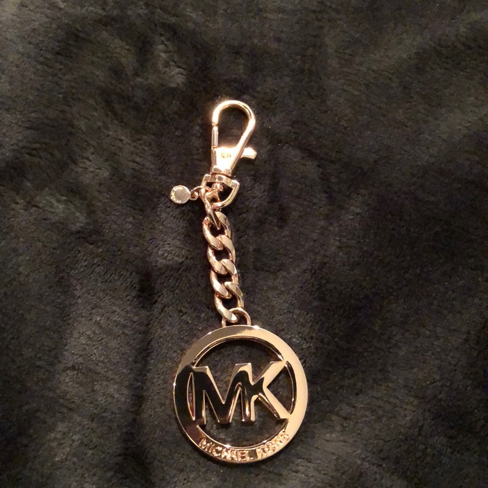 Micheal Kors- rose gold keychain